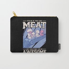 Vegetarian Vegan Animal Rights Carry-All Pouch