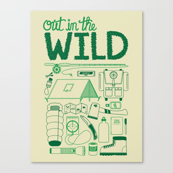 Out In The Wild Canvas Print