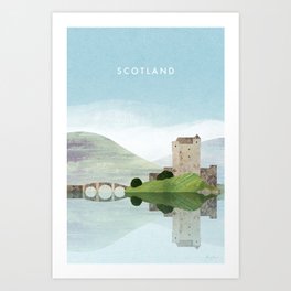 Scotland, Eilean Donan Art Print