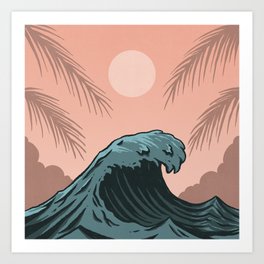 Wave Art Print