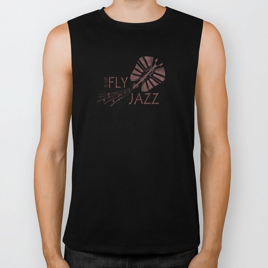 Butterfly Jazz Biker Tank