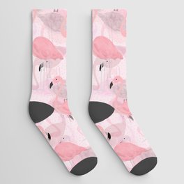 Flamingo Pattern Socks