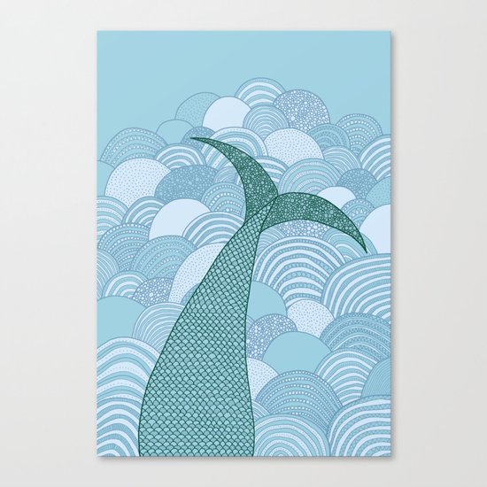 Mermaid Canvas Print
