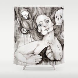Knowledge Shower Curtain