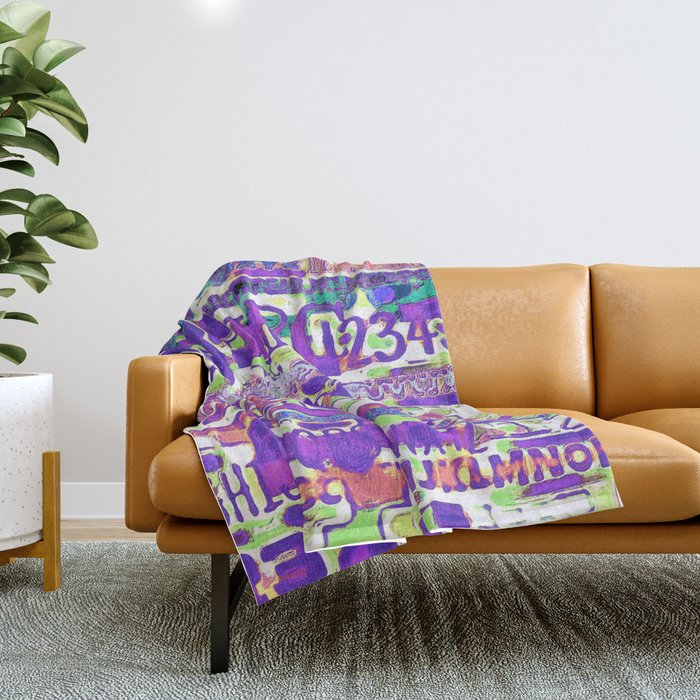 Mauve throw hotsell