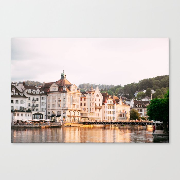 Lucerne River Canvas Print