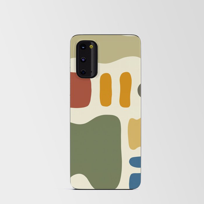 Abstract shapes colorblock collection 3 Android Card Case