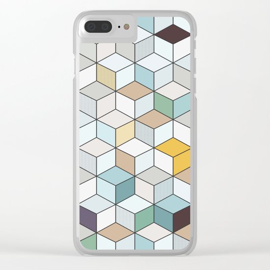 Cubed II Clear iPhone Case
