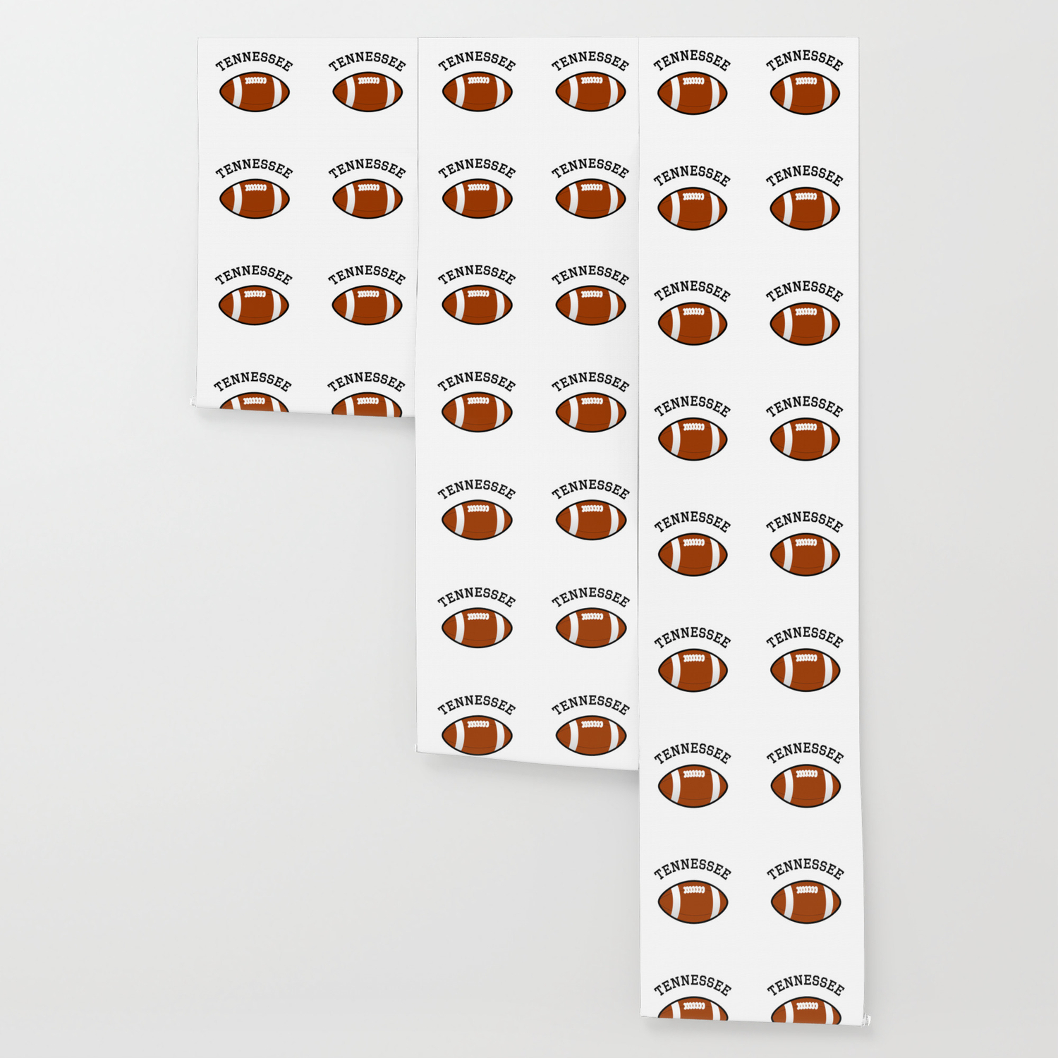 Tennessee American Football Design Black Lettering Wallpaper By Shirtbutler Society6