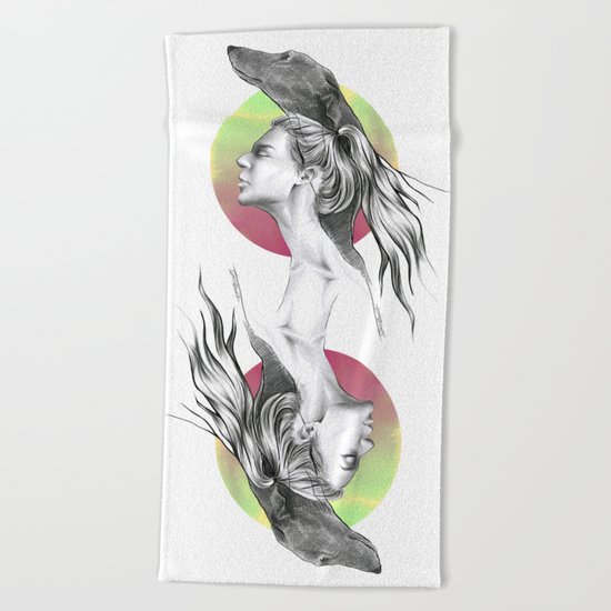 The Hound Beach Towel