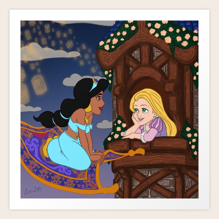 A Whole New World For My Life To Begin Art Print By Mistina Society6