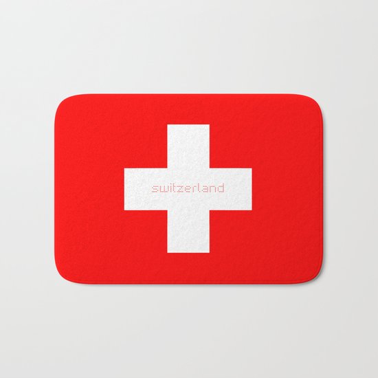 Switzerland Lovers Bath Mat