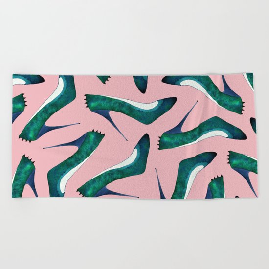 Green With Envy Beach Towel