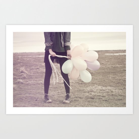 just smile Art Print