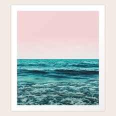 Ocean Love #society6 #oceanprints #buyart Art Print