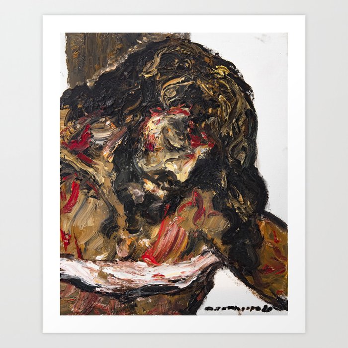 Descent of Jesus Art Print