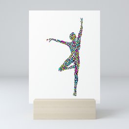 Stained Glass Ballet Mini Art Print