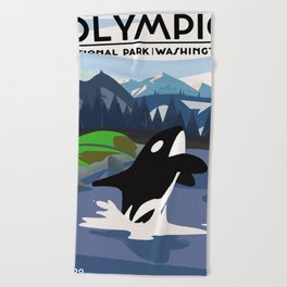 Olympic National Park Beach Towel