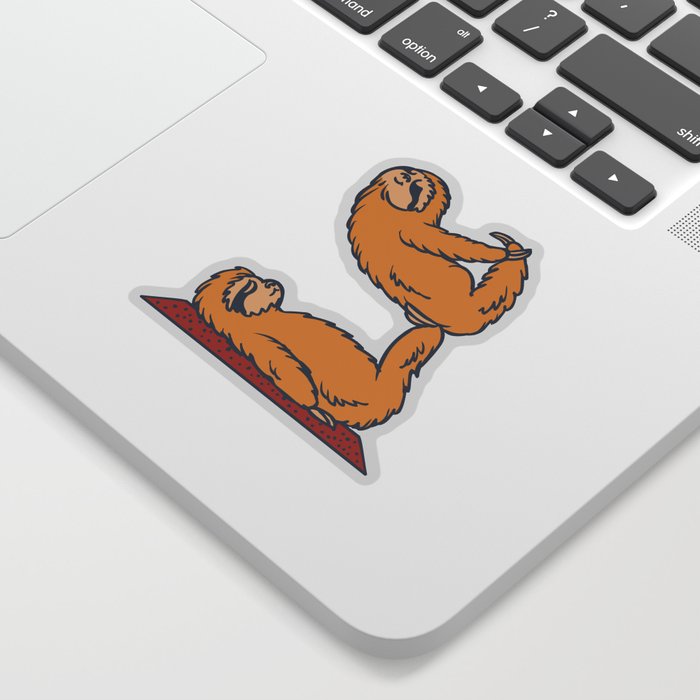 Acroyoga Sloth Sticker