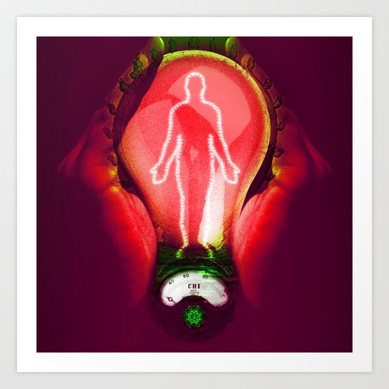 Body energy Art Print
