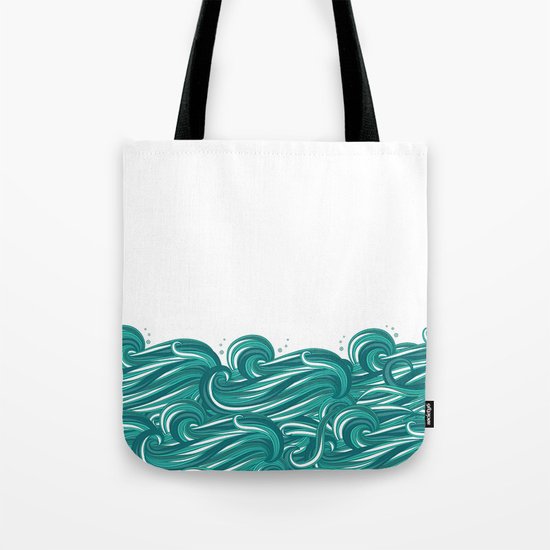 Sea waves Tote Bag