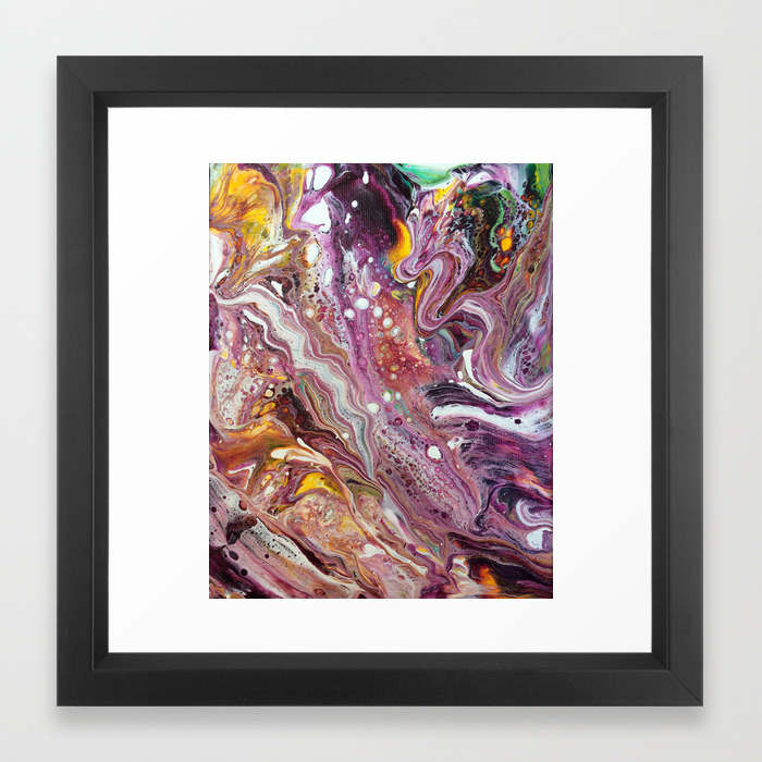 Original Acrylic Painting Poured Painting Abstract Acrylic Flow
