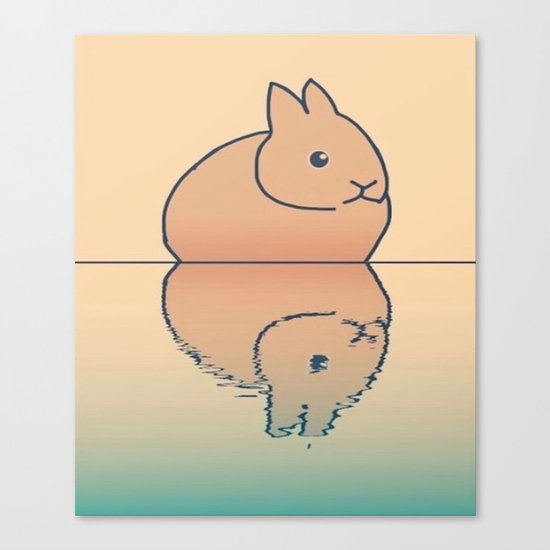 rabbit-45 Canvas Print