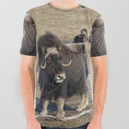 Arctic Muskox All Over Graphic Tee
