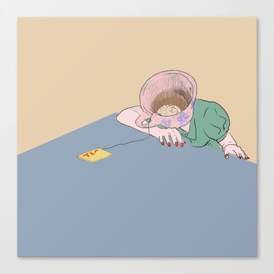 I SHOULD HAVE HAD THE COFFEE Canvas Print