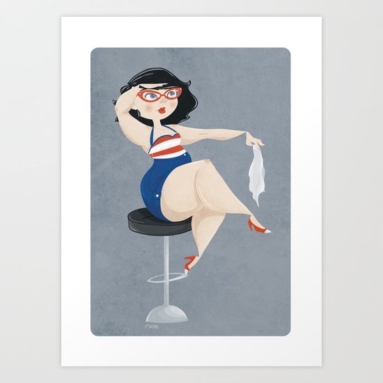 Hey There Sailor Art Print