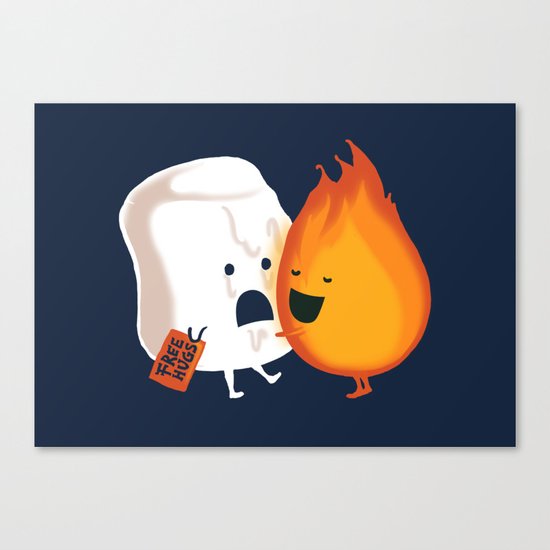 Friendly Fire Canvas Print