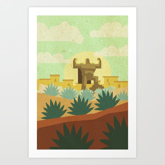 Pueblucho Art Print