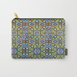 Persian Mosaic Tile Pattern Carry-All Pouch