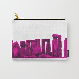 Stonehenge Magenta jGibney The MUSEUM Society6 Gifts Carry-All Pouch