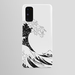 The great wave off Kanagawa - Black Android Case