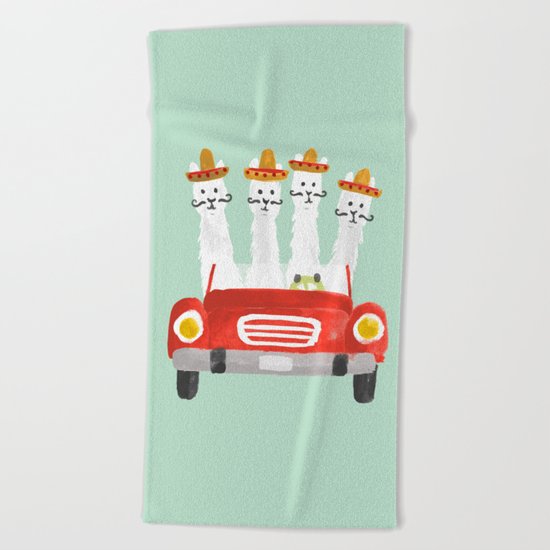 The four amigos Beach Towel