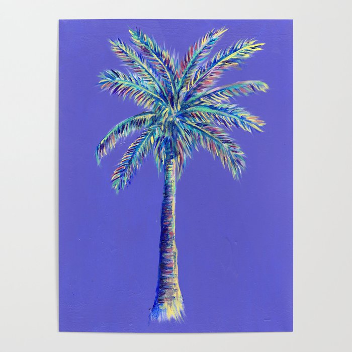palm tree painting Poster