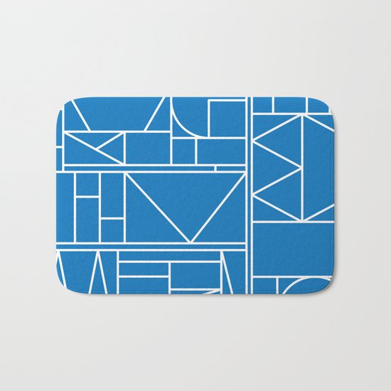 Kaku Blue 2 Bath Mat