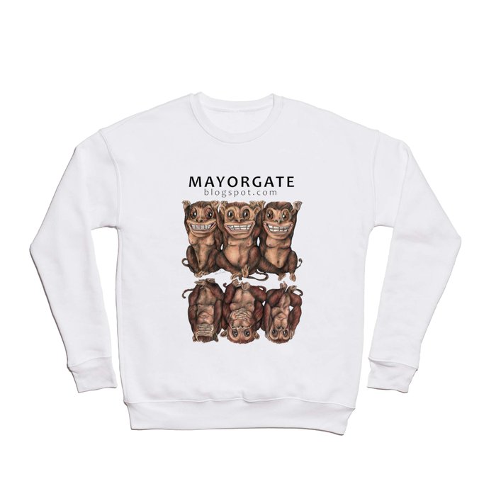 Emancipated Monkeys  Crewneck Sweatshirt