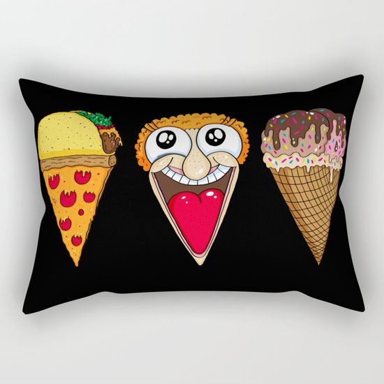 Taco Pizza Cone Rectangular Pillow