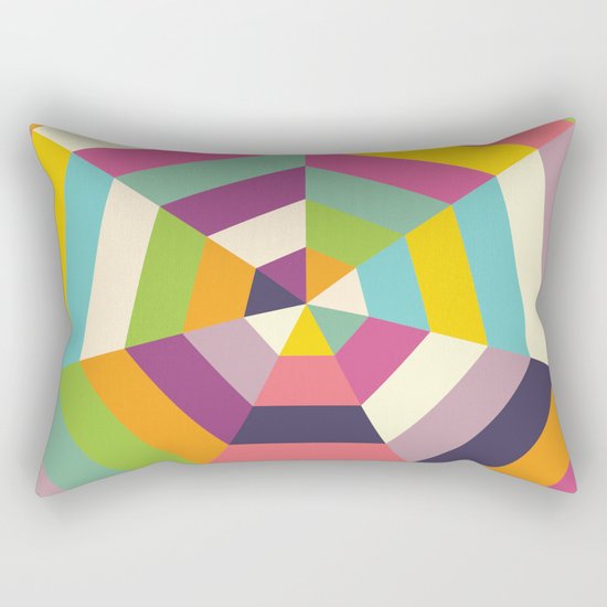Heptagon Quilt 1 Rectangular Pillow