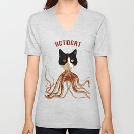 Octocat V Neck T Shirt
