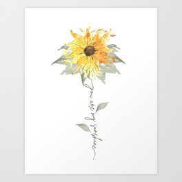You Are My Sunshine Art Prints For Any Decor Style Society6