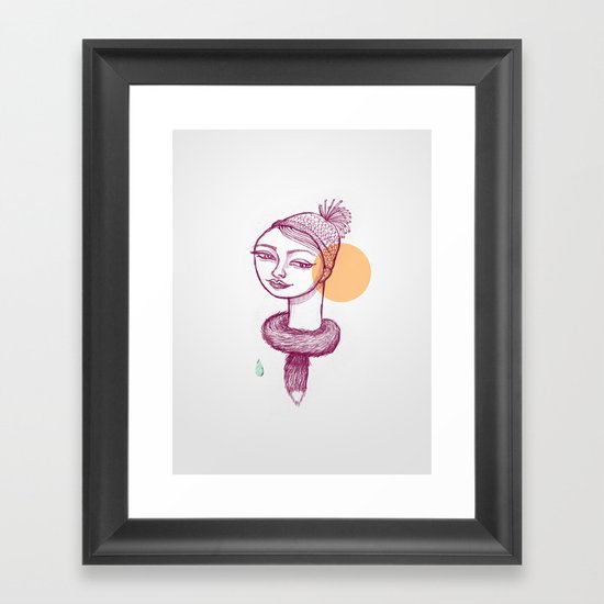 Winter is coming Framed Art Print