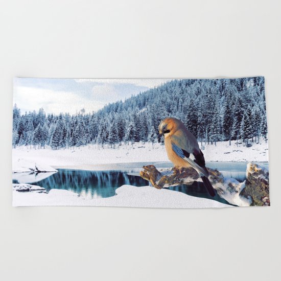 Winter Moments Beach Towel