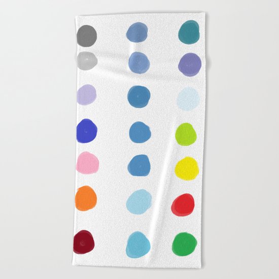 Color Palette Beach Towel