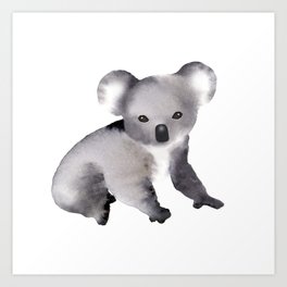 Cute Koala - Australian Animal Art Print