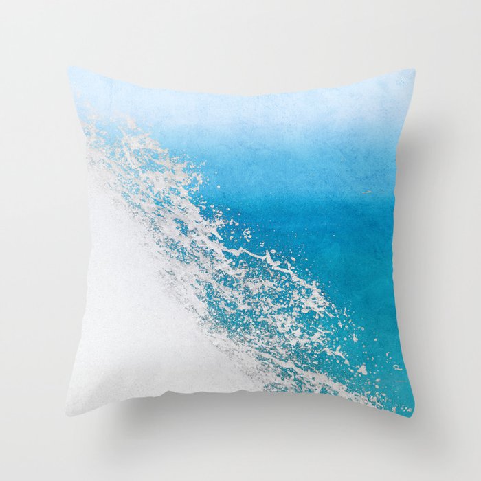 By the sea Throw Pillow