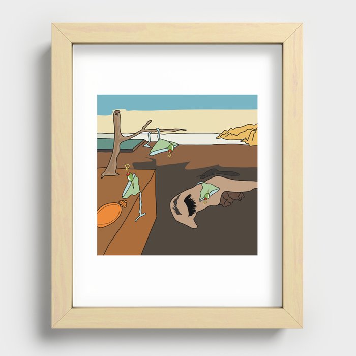 Persistence of Martinis Recessed Framed Print