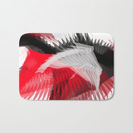 flying abstract digital painting Bath Mat